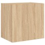 Mobile TV Parete Rovere Sonoma 40,5x30x40 cm Legno Multistrato