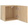 Mobile TV Parete Rovere Sonoma 40,5x30x40 cm Legno Multistrato