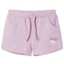 Pantaloncini per Bambini con Coulisse Lilla Misto 92