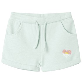 Pantaloncini per Bambini con Coulisse Menta Chiaro Misto 92