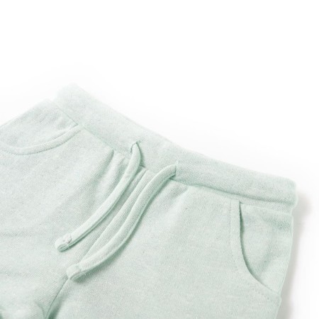 Pantaloncini per Bambini con Coulisse Menta Chiaro Misto 92