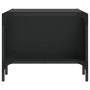 Tavolino Salotto con Ripiano Nero 100x51x40cm Legno Multistrato