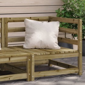 Divano Angolare da Giardino 70x70x67 cm Legno Pino Impregnato