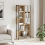 Libreria Rovere Sonoma 72x28x172 cm in Legno Multistrato