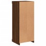 Credenza con Luci LED Rovere Marrone 41x37x100 cm