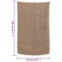 Sacchi di Iuta 5pz 60x105 cm 100% Iuta 220 gsm