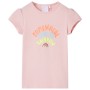 Maglietta da Bambina Rosa Chiaro 140