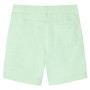 Pantaloncini per Bambini con Coulisse Verde Brillante 140