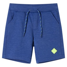 Pantaloncini per Bambini con Coulisse Blu Mélange 128