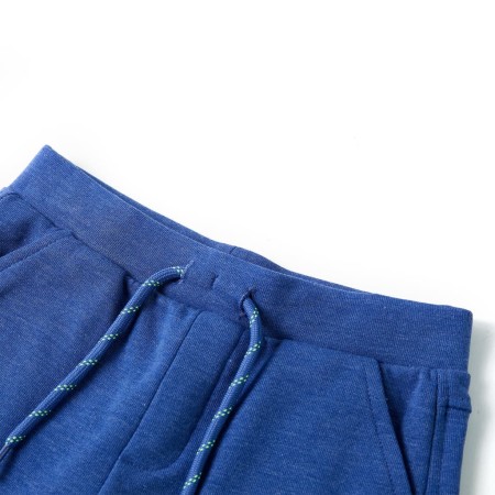 Pantaloncini per Bambini con Coulisse Blu Mélange 128