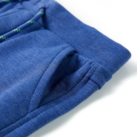 Pantaloncini per Bambini con Coulisse Blu Mélange 128