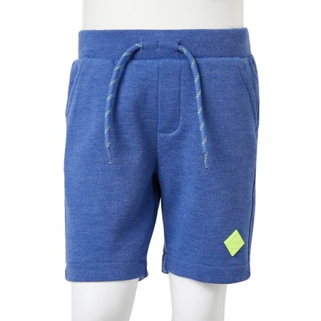 Pantaloncini per Bambini con Coulisse Blu Mélange 128