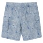 Pantaloncini per Bambini con Coulisse Blu Scuro 128