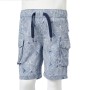 Pantaloncini per Bambini con Coulisse Blu Scuro 128