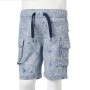 Pantaloncini per Bambini con Coulisse Blu Scuro 104