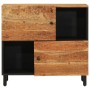 Credenza 80x33x75 cm in Legno Massello di Acacia