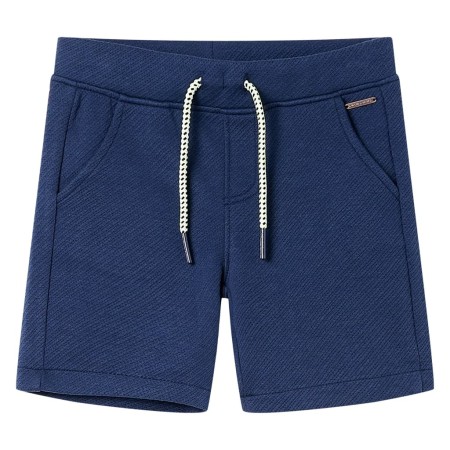 Pantaloncini per Bambini con Coulisse Blu Scuro 128