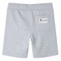 Pantaloncini per Bambini con Coulisse Grigio 128