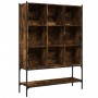 Libreria Rovere Fumo 102x30x141,5 cm in Legno Multistrato