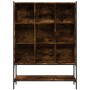 Libreria Rovere Fumo 102x30x141,5 cm in Legno Multistrato