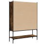 Libreria Rovere Fumo 102x30x141,5 cm in Legno Multistrato