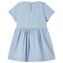 Abito da Bambina con Volant Blu Tenue 140