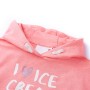 Felpa con Cappuccio da Bambina Rosa Brillante 140
