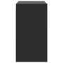Mobile a Muro con Ante in Vetro Nero 68x37x68,5 cm