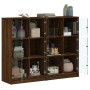 Libreria Ante Rovere Marrone 136x37x109 cm in Legno Multistrato