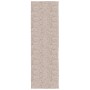 Tappeto Shaggy PAMPLONA a Pelo Lungo Moderno Beige 80x250 cm