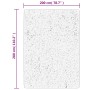 Tappeto IZA a Pelo Corto Aspetto Scandinavo Crema 200x280 cm