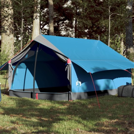 Tenda da Campeggio per 2 Persone Blu Impermeabile