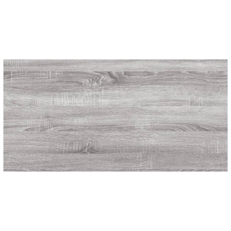 Mensole Parete 4pz Grigio Sonoma 40x20x1,5cm Legno Multistrato