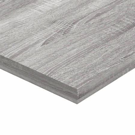 Mensole Parete 4pz Grigio Sonoma 40x20x1,5cm Legno Multistrato