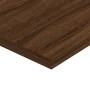 Mensole Parete 4pz Rovere Marrone 40x40x1,5cm Legno Multistrato