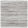 Mensole Parete 4pz Grigio Sonoma 40x40x1,5cm Legno Multistrato