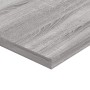 Mensole Parete 4pz Grigio Sonoma 40x40x1,5cm Legno Multistrato