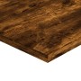 Mensole Parete 4pz Rovere Fumo 60x40x1,5 cm Legno Multistrato