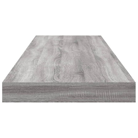 Mensole Parete 4pz Grigio Sonoma 80x10x1,5cm Legno Multistrato