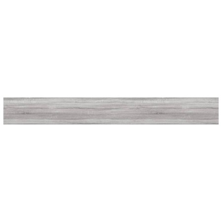 Mensole Parete 4pz Grigio Sonoma 80x10x1,5cm Legno Multistrato