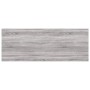 Mensole Parete 4pz Grigio Sonoma 80x30x1,5cm Legno Multistrato