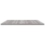 Mensole Parete 4pz Grigio Sonoma 80x50x1,5cm Legno Multistrato