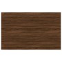 Mensole Parete 4pz Rovere Marrone 80x50x1,5cm Legno Multistrato