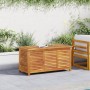 Contenitore Giardino con Feritoia 113x50x56cm Massello Acacia