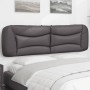 Cuscino Testiera Grigio 180 cm in Similpelle