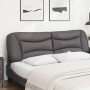 Cuscino Testiera Grigio 180 cm in Similpelle