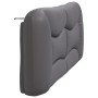 Cuscino Testiera Grigio 180 cm in Similpelle