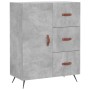 Credenza Grigio Cemento 69,5x34x90 cm in Legno Multistrato