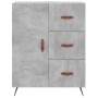 Credenza Grigio Cemento 69,5x34x90 cm in Legno Multistrato