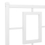 Giroletto con Testiera e Pediera Metallo Bianco 140x190 cm